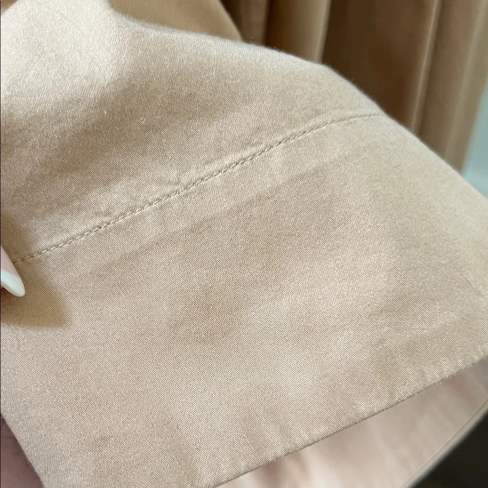 Mara Hoffman Camel Tan Long Sleeve Wrap Dress - Picture 10 of 12